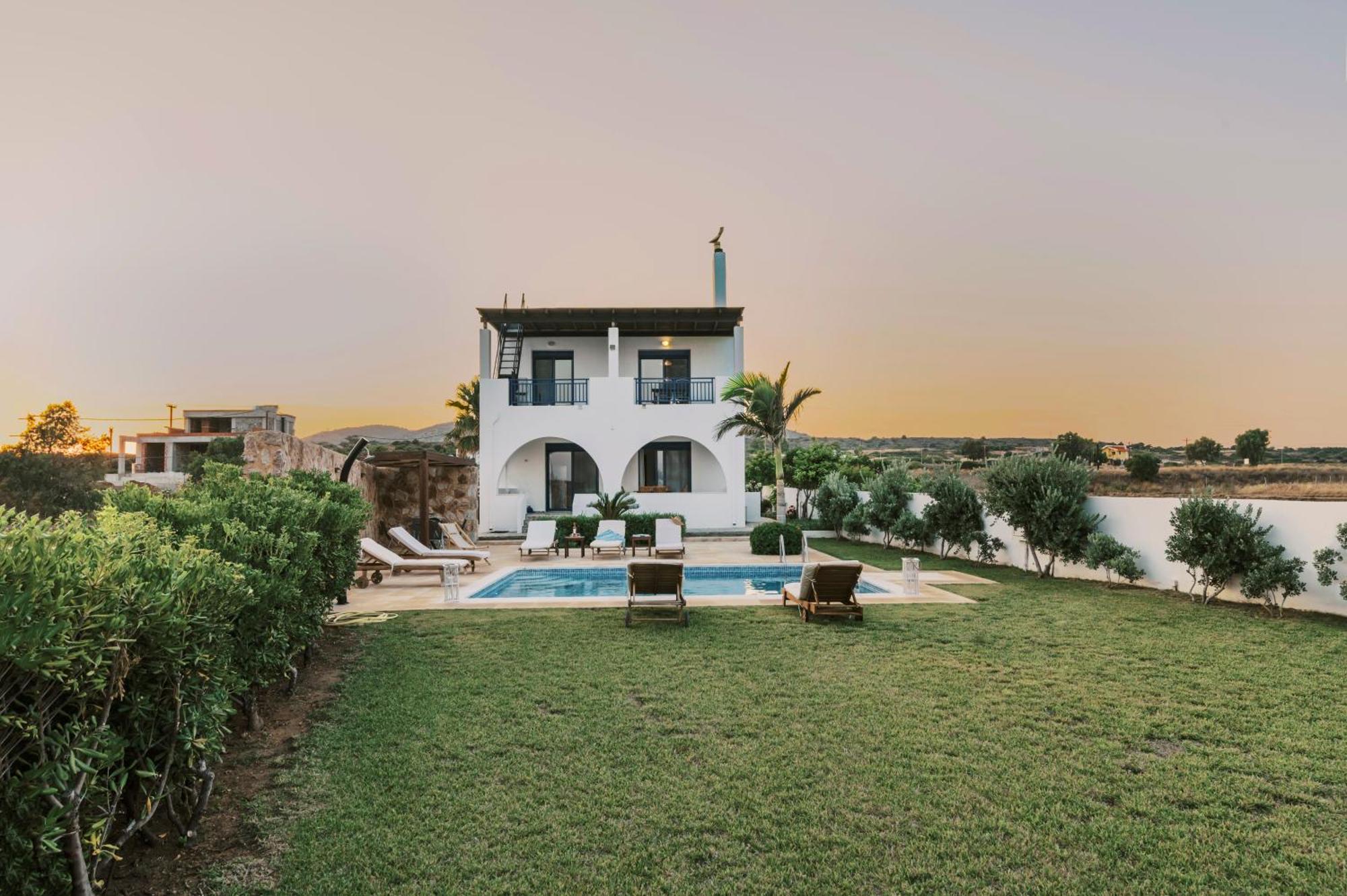Villa Deep Blue Lachania  Exterior photo