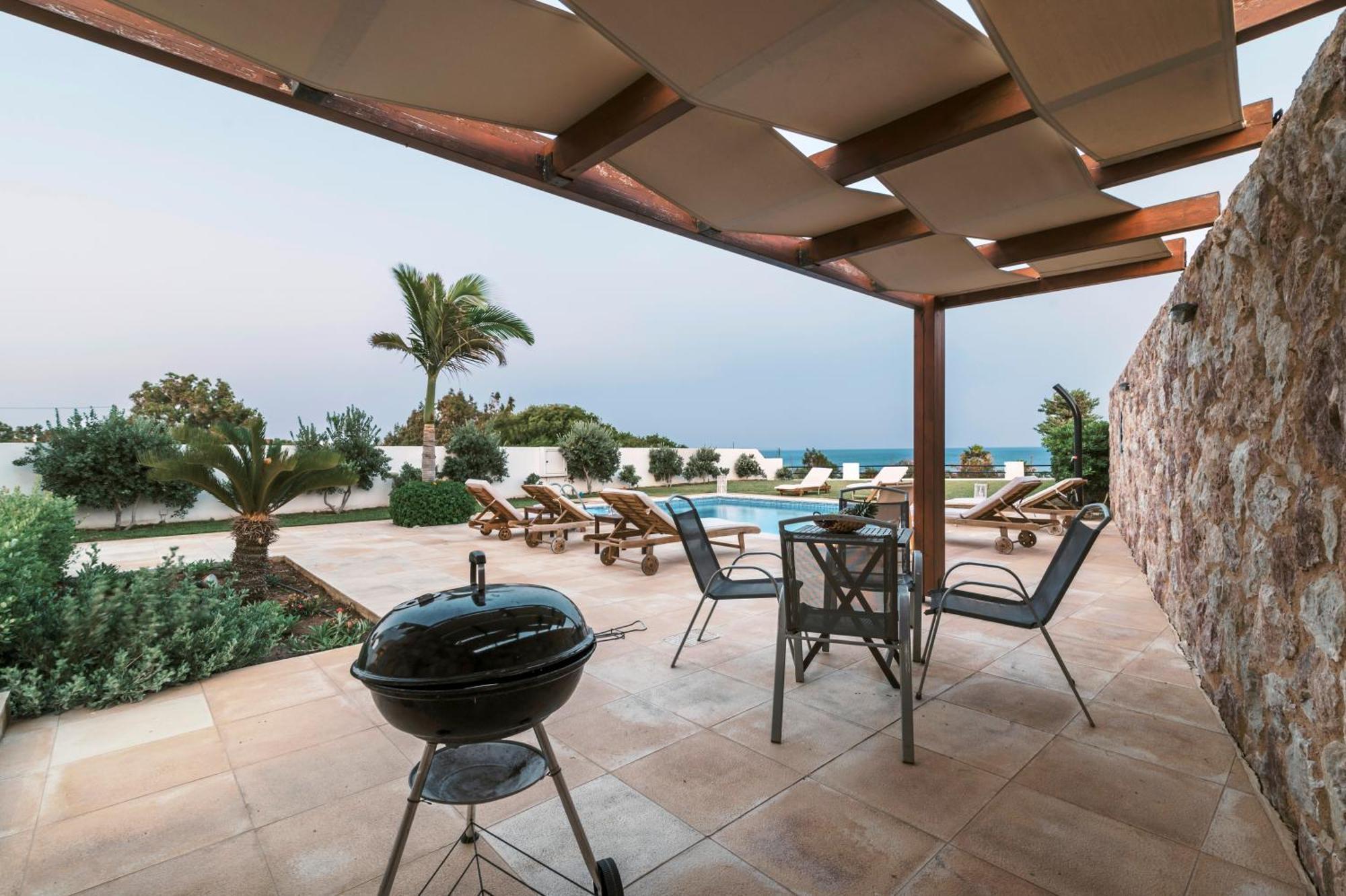 Villa Deep Blue Lachania  Exterior photo