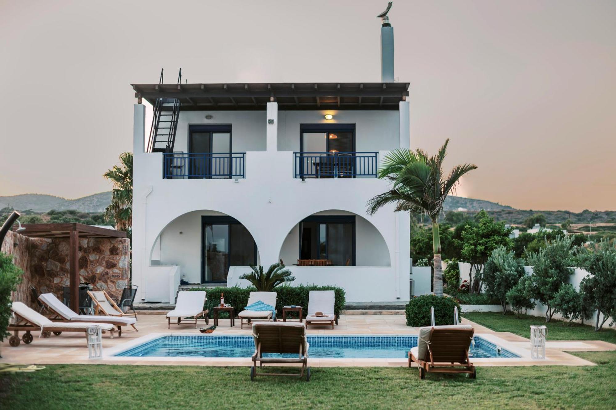 Villa Deep Blue Lachania  Exterior photo