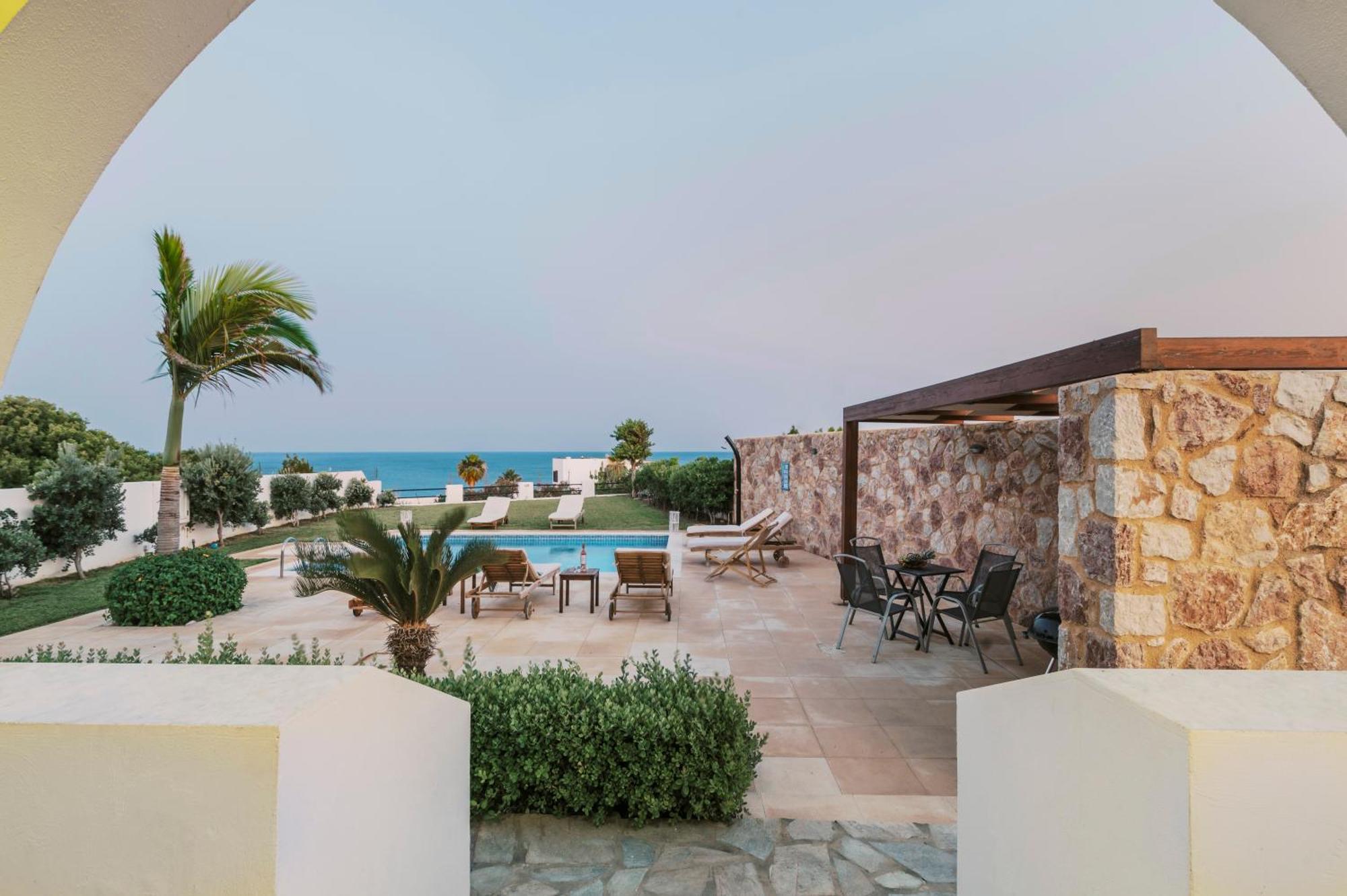 Villa Deep Blue Lachania  Exterior photo