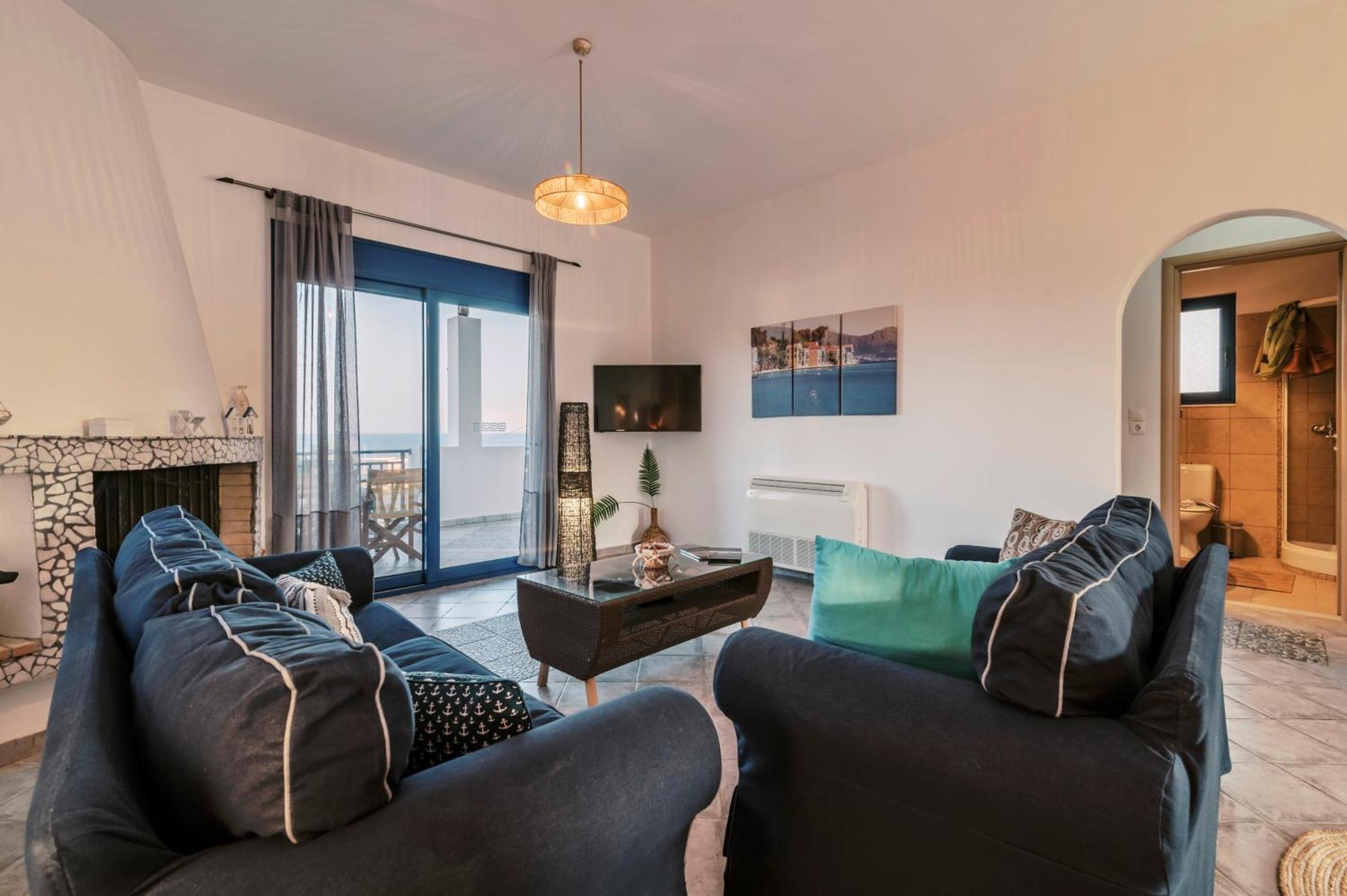 Villa Deep Blue Lachania  Exterior photo