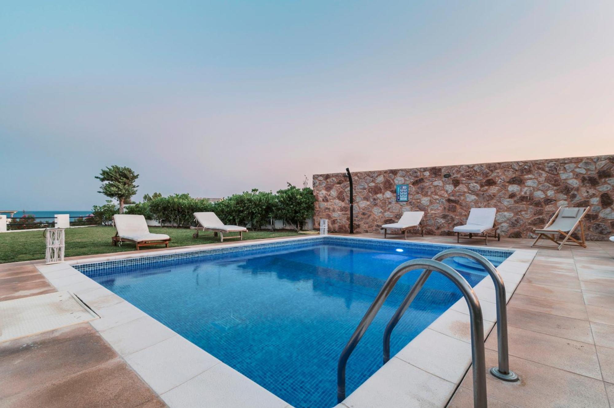 Villa Deep Blue Lachania  Exterior photo