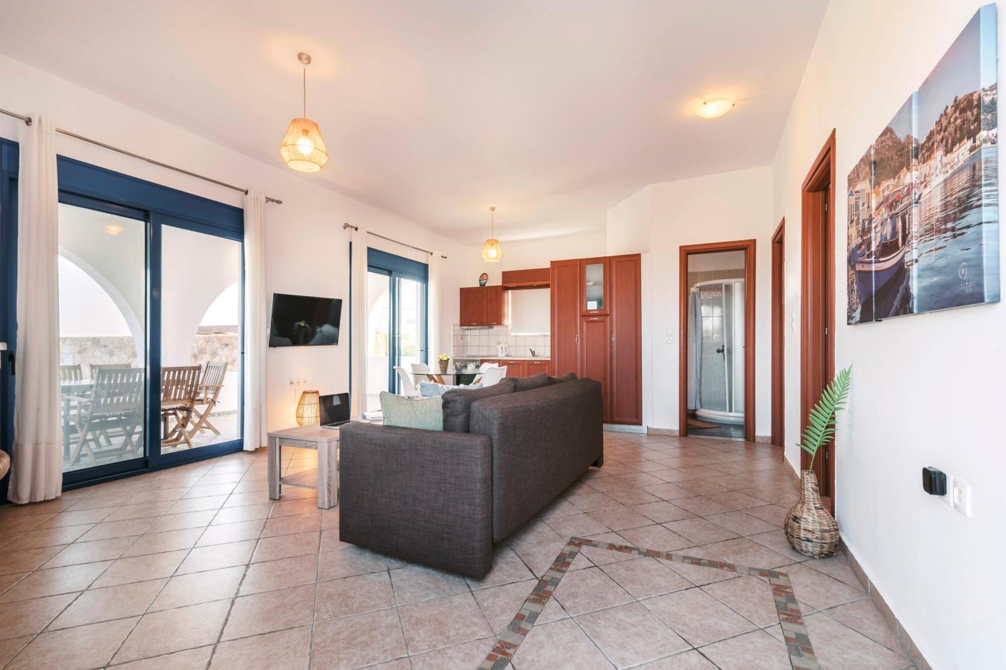 Villa Deep Blue Lachania  Exterior photo